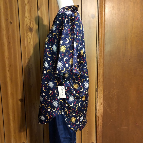 Emma C Stars & Moons Pajama Set - Picture 4 of 7